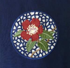 久留米織 アクティヴ刺繍 耽美